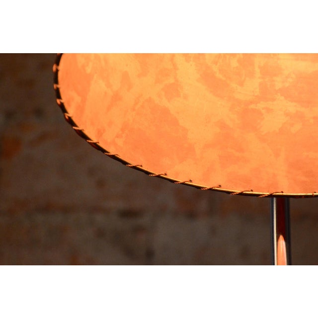 Bauhaus Floor Lamp in Chrome and Oak from Thonet, Czech, 1930s For Sale - Image 12 of 16