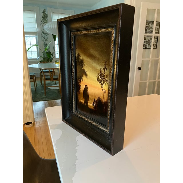 Original Oil Painting, “The Wooly Man”, by Edward Walton Wilcox. For Sale - Image 4 of 6