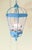 Art Deco Vintage Style Solid Brass Verdigris Hanging Lantern - Restored & Rewired / 23”h For Sale - Image 3 of 18