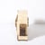 Cream Art Deco Mantlepiece Clock in Tessellated Ice Sugar & Cream Onyx W/ Gilt Bronze For Sale - Image 8 of 15