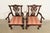 1980s Kindel Furniture Chippendale Carved Mahogany Dining Arm Chairs, Pair For Sale - Image 5 of 13