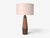 1960s Mid-Century Modern Hyllested Keramik, Large Rustic Table Lamp, Brown Stoneware For Sale - Image 4 of 11