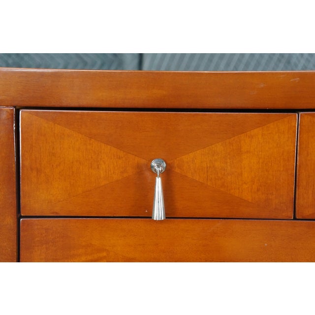 Brown Late 20th Century Michael Vanderbyl for Baker Furniture Archetype Cherry Dresser Console Chest 54", Attributed For Sale - Image 8 of 18