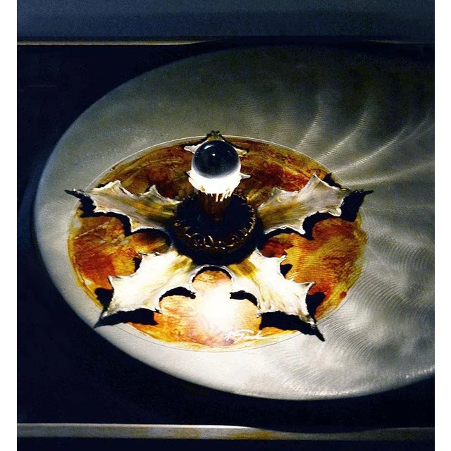 Italian Handmade & Sculptural Wall Panel Light, 1970s For Sale - Image 6 of 9