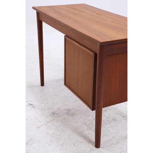 Vintage Danish Teak Desk For Sale - Image 9 of 16