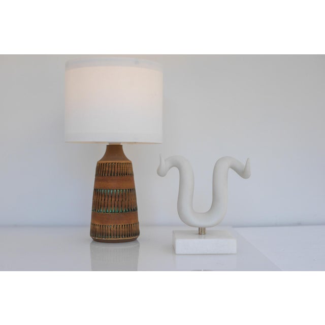 Mid-Century Modern Mid-Century Modern Scandinavian Pottery Table Lamp by Anagrius, 1970s For Sale - Image 3 of 11