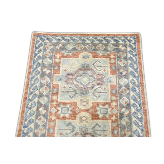Modern Turkish Oushak Rug 2'4" x 3'4" For Sale - Image 4 of 6