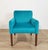 Model 896 Armchairs in Turquoise Velvet by Vico Magistretti for Cassina, 1963, Set of 2 For Sale - Image 9 of 11