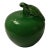 Green Glass Apple Paper Weight For Sale