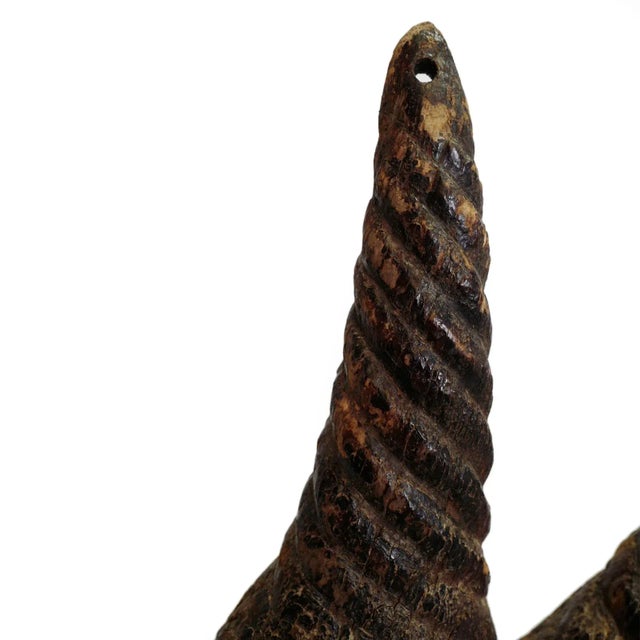 Antique African Igbo Double Face Headdress For Sale In Los Angeles - Image 6 of 9