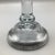 Transparent 1930's Crystal Candles Holders With Silver Bands - A Pair For Sale - Image 8 of 13