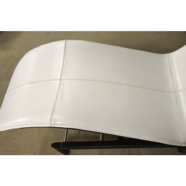 Animal Skin Mid 20th Century Giorgetti Ella Chaise Lounge Chair by Chi Wing Lo For Sale - Image 7 of 8