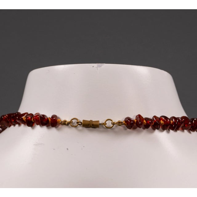 Vintage Gemstone Amber Necklace, 1960s For Sale - Image 10 of 14