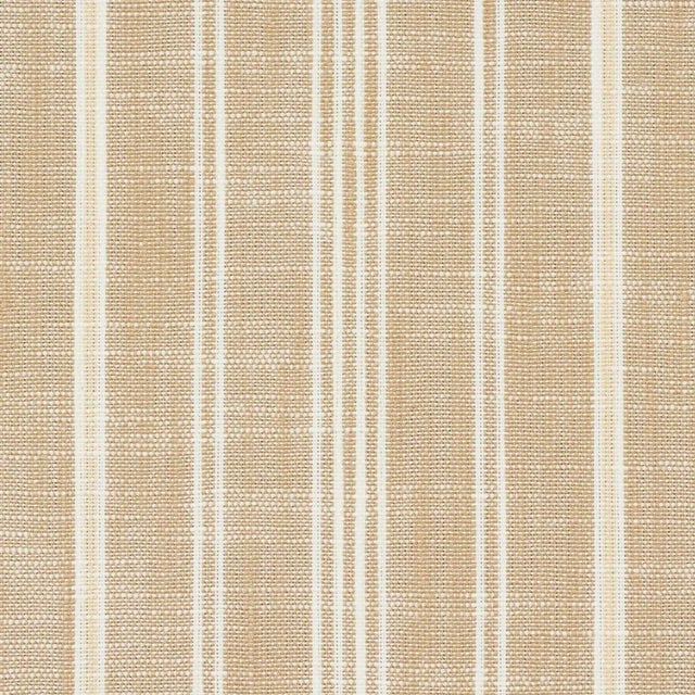 Traditional Schumacher X Mark D. Sikes Lucy Stripe Fabric In Neutral For Sale - Image 3 of 5