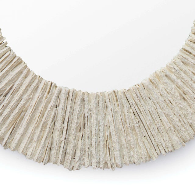 Regina Andrew Modern Slate Mirror Round in Natural For Sale - Image 4 of 5