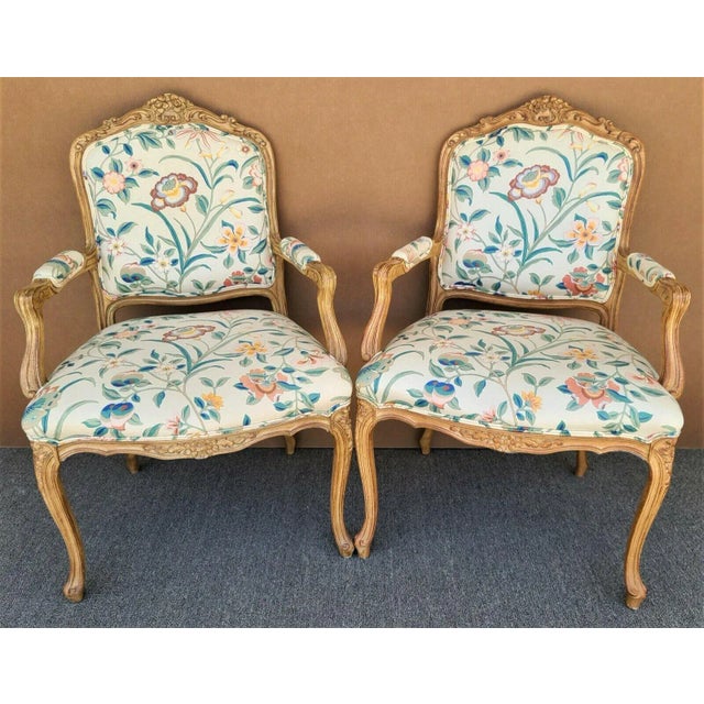 Offering One Of Our Recent Palm Beach Estate Fine Furniture Acquisitions Of A A Pair of Mid Century French Provincial...