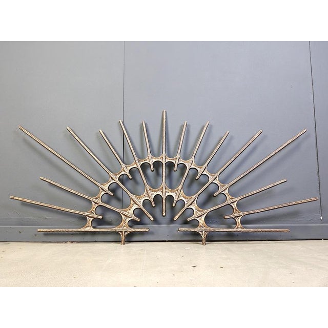 Brown Large Burtalist Wall Sculpture, 1970s For Sale - Image 8 of 11