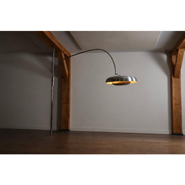 PR Arc Lamp by Pirro Cuniberti for Sirrah Imola, Italy, 1970 For Sale - Image 17 of 17