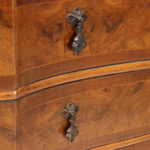 Antique Italian Trumeau in Walnut For Sale - Image 11 of 14