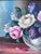 1960s Vintage Original Flower Still Life Oil Painting: Framed Floral Art For Sale - Image 5 of 15