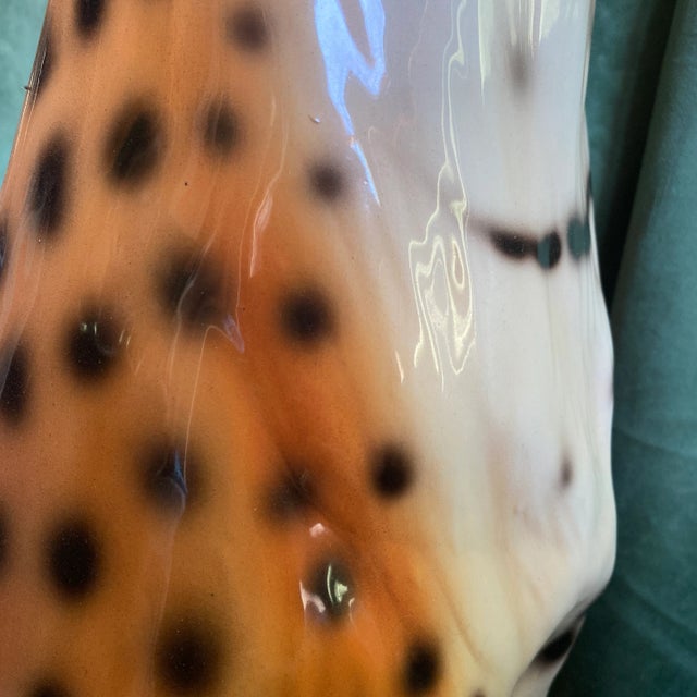 Ceramic 1970s Capodimonte Large Goofy Leopard Statue For Sale - Image 7 of 9