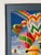 1982 Vintage Needlepoint Hot Air Balloon & Rainbow Artwork – Framed For Sale - Image 9 of 12