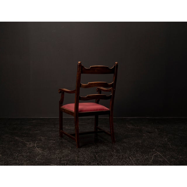 Art Nouveau Dining Table Chairs, 1920s, Set of 4 For Sale - Image 15 of 18