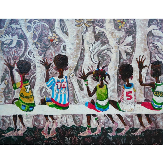 Douglas Perez Castro "Sano Entretenimiento II" Contemporary Surrealist Social Commentary Painting, 2015 For Sale - Image 12 of 12