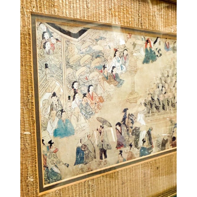 Very rare piece! In 1299, only a decade after his death, the life of the charismatic mendicant Ippen (1239-1299) was...