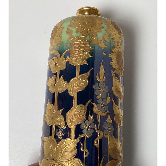 Gold Exquisite Royal Vienna Cabinet Vase of Queen Louise, Circa 1900 For Sale - Image 8 of 9