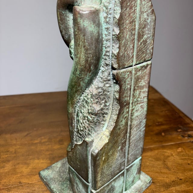 Horst Böhm, Modernist Sculpture Totem, 1983, Bronze For Sale - Image 9 of 18