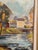 B. Lundqvist, Riverside Village, 1960s, Oil on Canvas, Framed For Sale - Image 5 of 18