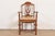 Berkey & Gay Style Antique English Jacobean Carved Walnut Armchair, Circa 1920s For Sale - Image 11 of 11