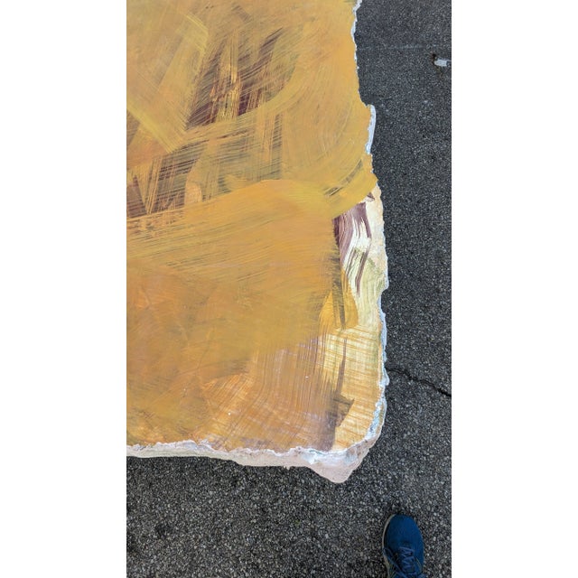 Monumental James Hyde Fresco on Styrofoam Abstract Modern Painting Installation Art 9' For Sale - Image 6 of 12