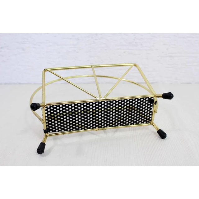 Vintage Brass & Metal Letter Holder, 1970s For Sale - Image 4 of 11