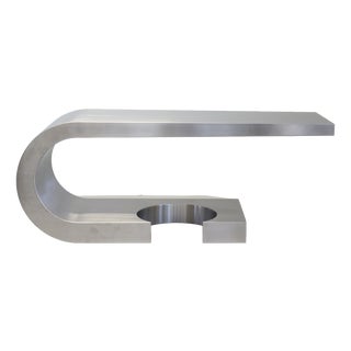 Diapason Stainless Steel Desk by Marzio Cecchis for Studio Most, 1968 For Sale