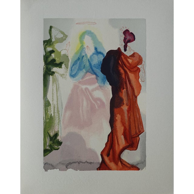 Salvador Dali, La prière de Saint Bernard, Etching For Sale