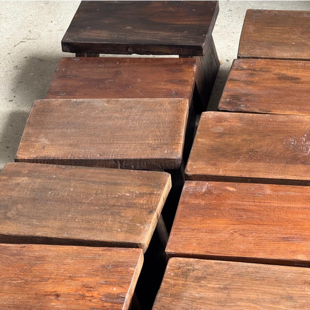 Small Stool in Teak, 1980s For Sale - Image 17 of 18