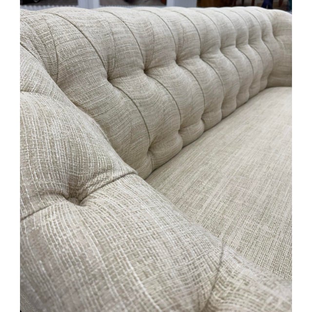 Cream George Smith Somerville Sofa For Sale - Image 8 of 9