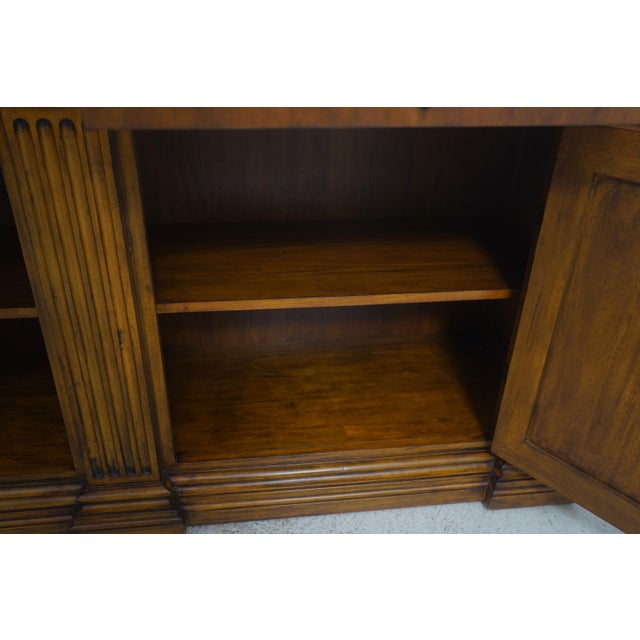 2000 - 2009 Ethan Allen Marquetry Continental Mahogany Sideboard For Sale - Image 5 of 18