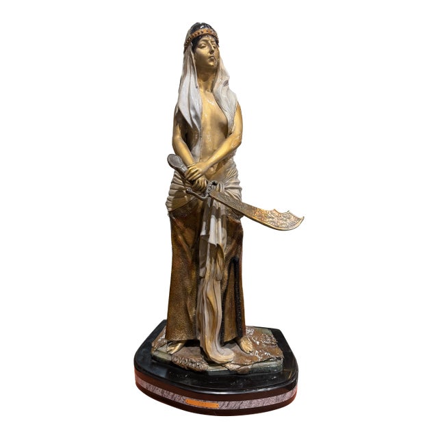 "Judith" Statue by Villanis For Sale