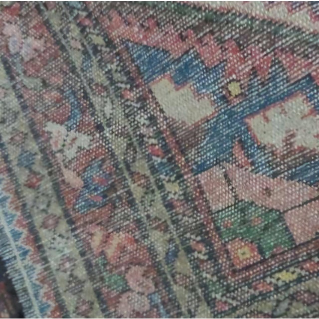 Textile Caucasian Shirvan Prayer Rug with Geometric Mihrab For Sale - Image 7 of 9