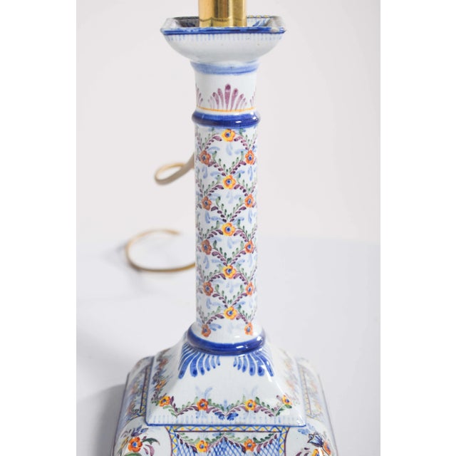1920s Table Lamp in Portuguese Ceramic from Candal, 1920 For Sale - Image 5 of 14