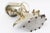 Vintage Signed Karl Schmidt Brass and Hammered Alpaca Silver Sculpture, Austria, 1980's For Sale - Image 12 of 12