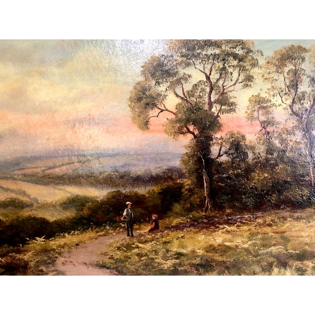Early 20th-Century Panoramic English Country Landscape, by John Bonny (1874-1948) For Sale - Image 4 of 7