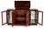 1910s Vintage Mahogany Cocktail Bar Cabinet With Mirrored Displays and Glassware Javit For Sale - Image 5 of 12