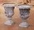 Pair of Mid-Century French Weathered Cast Lead Garden Urn Planters For Sale - Image 9 of 11