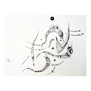 Kandinsky Lithograph 2 XXe Siele 1957*