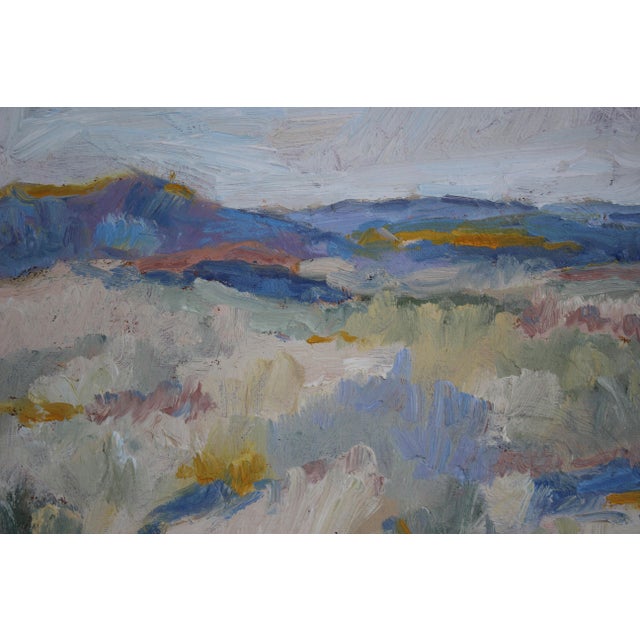 Desert Landscape Contemporary Oil Painting For Sale - Image 4 of 11