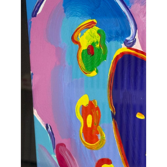 Peter Max Angel With a Heart Original Print, Framed For Sale In San Francisco - Image 6 of 12